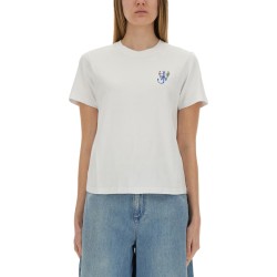 T-SHIRT WITH LOGO AND PRINT