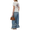 T-SHIRT WITH LOGO AND PRINT