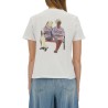 T-SHIRT WITH LOGO AND PRINT