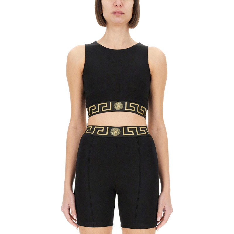 CROP TOP WITH GREEK BORDER