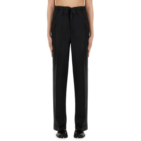 WOOL AND MOHAIR PANTS