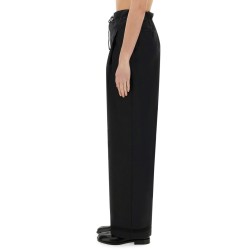 WOOL AND MOHAIR PANTS