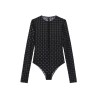 MONOGRAM TULLE BODYSUIT