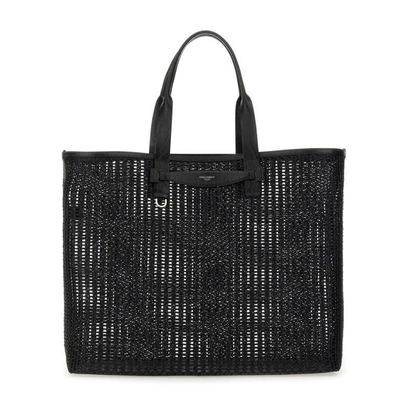 WOVEN MESH SHOPPING BAG