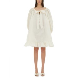 RUFFLE HEM DRESS