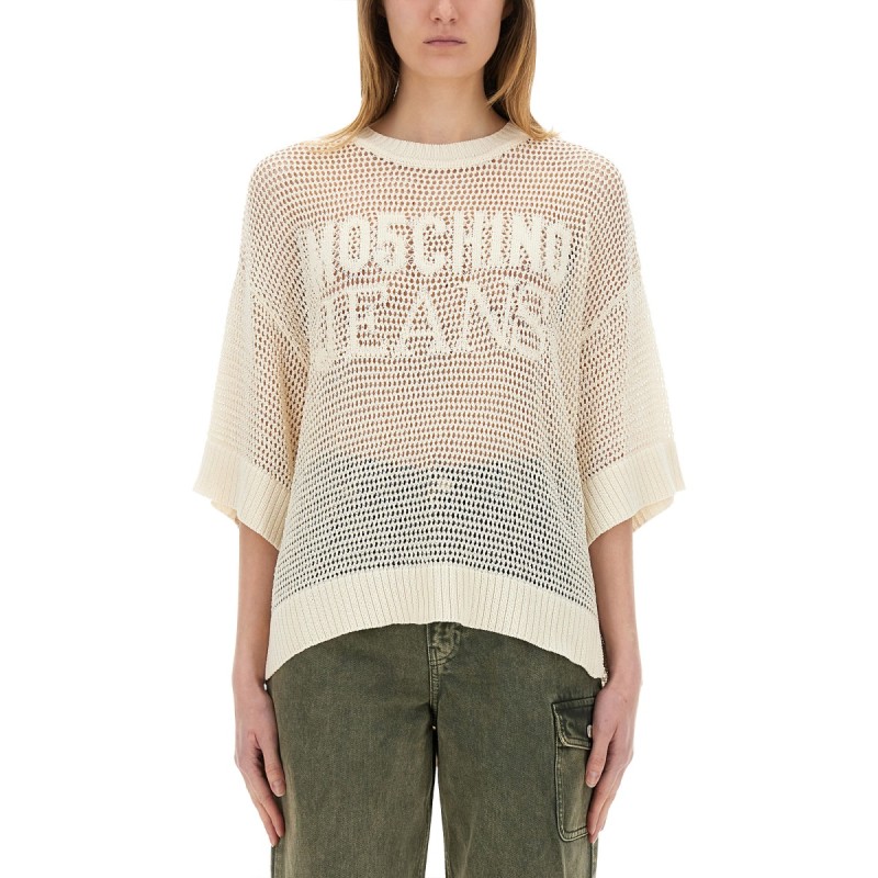 MESH SHIRT WITH LOGO