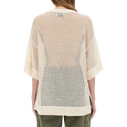 MESH SHIRT WITH LOGO