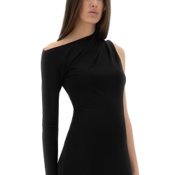 LONG ONE-SHOULDER DRESS