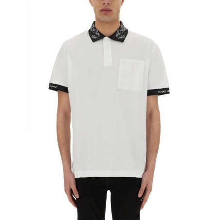 POLO SHIRT WITH BAROQUE OUTLINE COLLAR