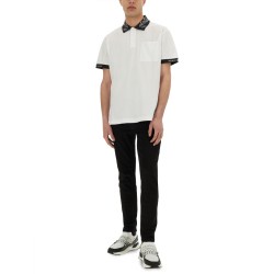 POLO SHIRT WITH BAROQUE OUTLINE COLLAR
