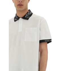 POLO SHIRT WITH BAROQUE OUTLINE COLLAR