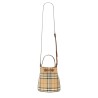 CHECK MINI BUCKET BAG