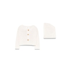 CARDIGAN SET WITH BEANIE