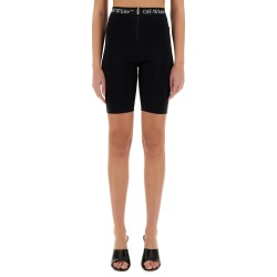 SHORTS WITH ZIPPER AND LOGO BAND