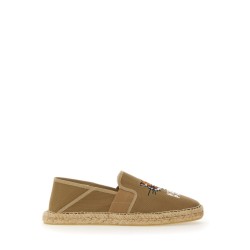 EMBROIDERED CANVAS ESPADRILLES "LUCKY TIGER"