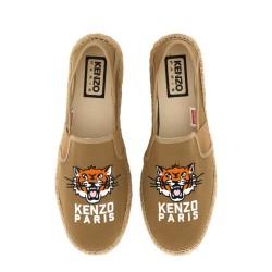 EMBROIDERED CANVAS ESPADRILLES "LUCKY TIGER"