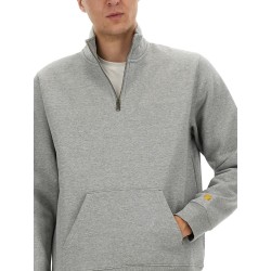 HALF ZIPPER SWEATSHIRT