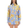 CROPPED SHIRT "BEACH UMBRELLAS"