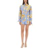 CROPPED SHIRT "BEACH UMBRELLAS"