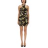 MINI DRESS WITH "OUTLINE BAROQUE" PRINT