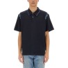 POLO SHIRT WITH ZIG ZAG EMBROIDERY