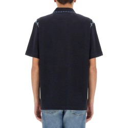 POLO SHIRT WITH ZIG ZAG EMBROIDERY