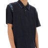 POLO SHIRT WITH ZIG ZAG EMBROIDERY