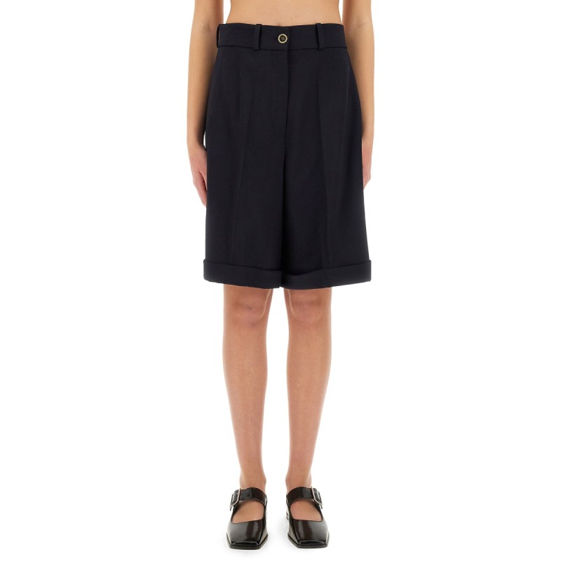 WOOL BERMUDA SHORTS