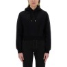 "THE SWEATSHIRT" WITH GROSGRAIN HOOD