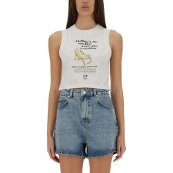CROPPED TOP WITH PRINT