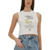 CROPPED TOP WITH PRINT