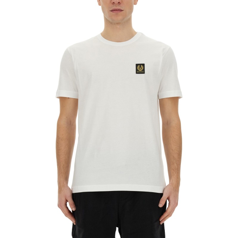 T-SHIRT WITH LOGO PATCH