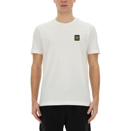 T-SHIRT WITH LOGO PATCH