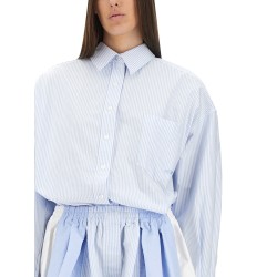 SHORT STRIPED OVERALLS