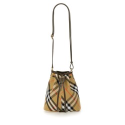 MINI "CHECK" BUCKET BAG