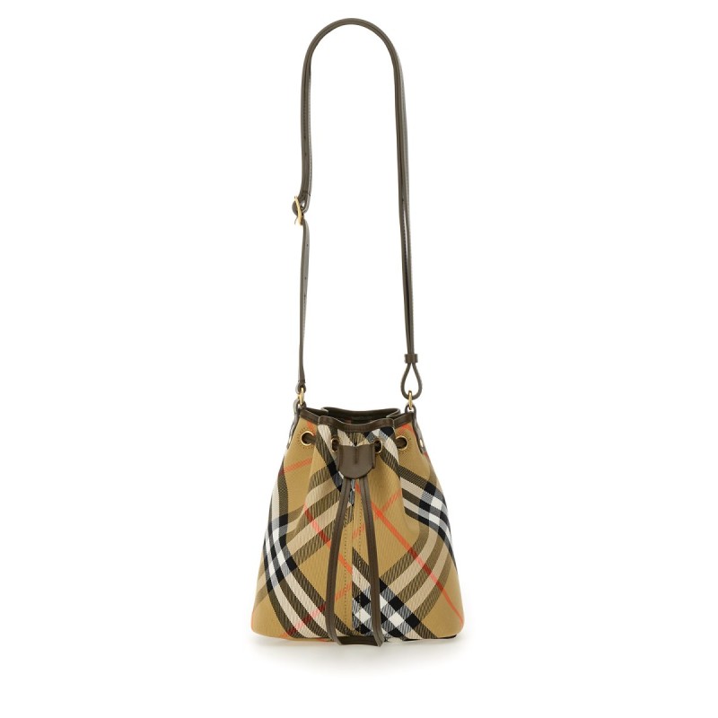 MINI "CHECK" BUCKET BAG