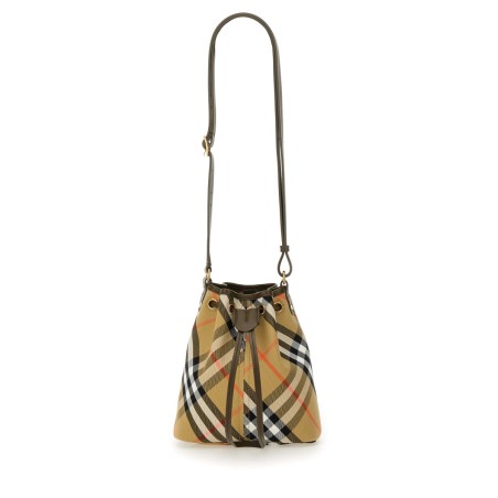 MINI "CHECK" BUCKET BAG