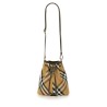 MINI "CHECK" BUCKET BAG