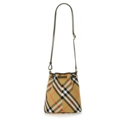 MINI "CHECK" BUCKET BAG