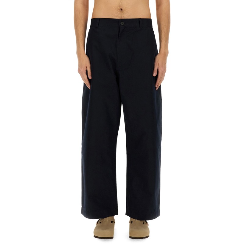 SLIM CURVED PANTS
