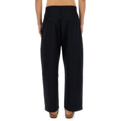 SLIM CURVED PANTS