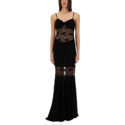MERMAID DRESS WITH LACE INSERTS