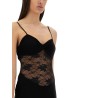 MERMAID DRESS WITH LACE INSERTS