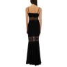MERMAID DRESS WITH LACE INSERTS