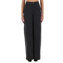 JEANS WITH BOW MOTIF
