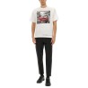 COTTON T-SHIRT WITH "ITALIAN HOLIDAY" PRINT