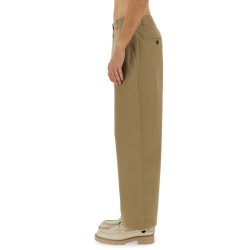SLIM CURVED PANTS