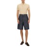 JACQUARD DENIM BERMUDA SHORTS