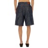 JACQUARD DENIM BERMUDA SHORTS