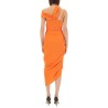 ASYMMETRICAL MIDI DRESS